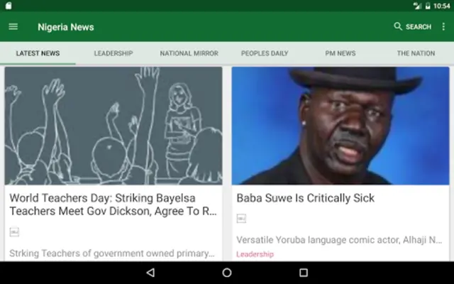 Nigeria News android App screenshot 0