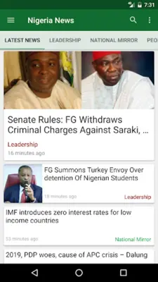 Nigeria News android App screenshot 4